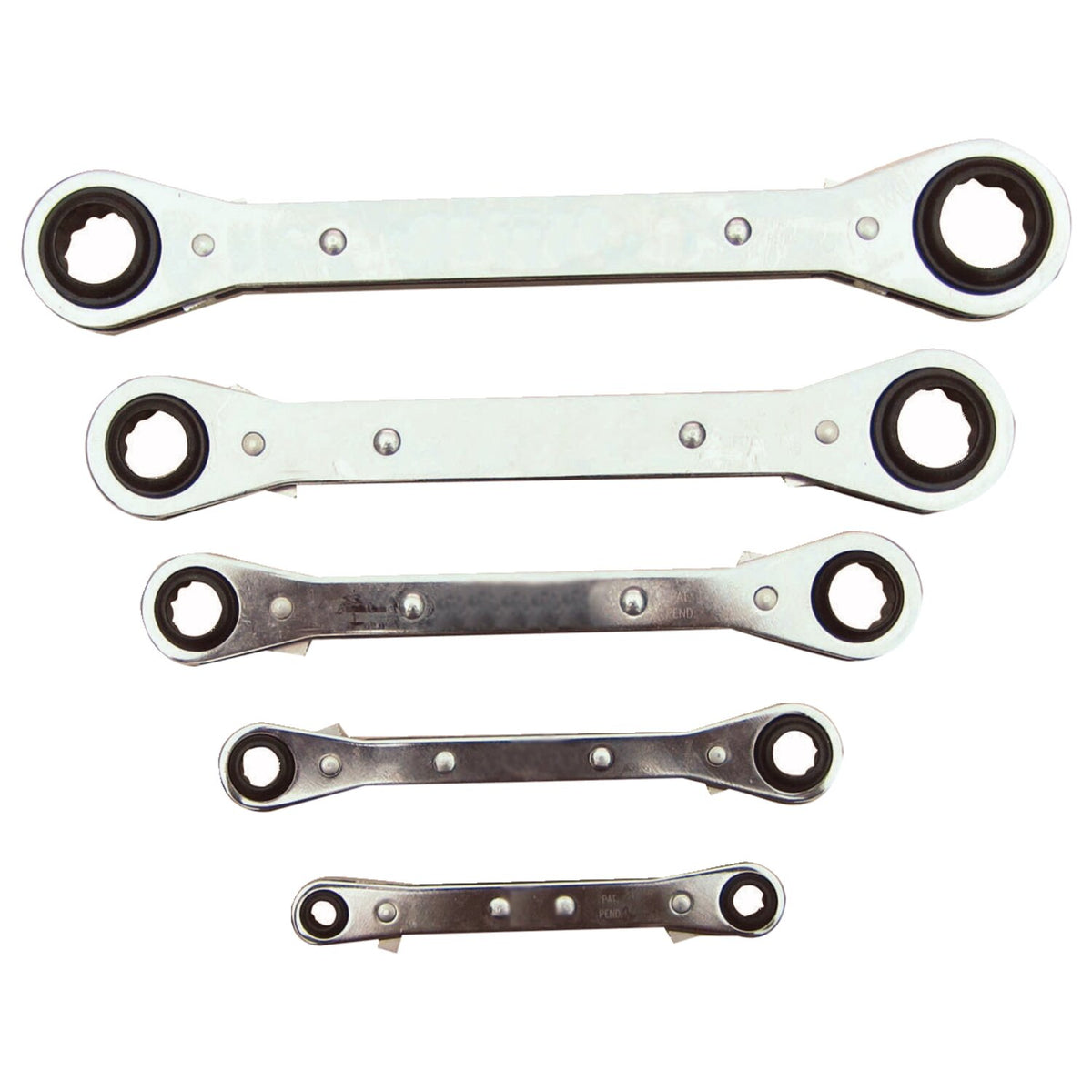 Lang Tools Box end wrench set Latch-on US sizes