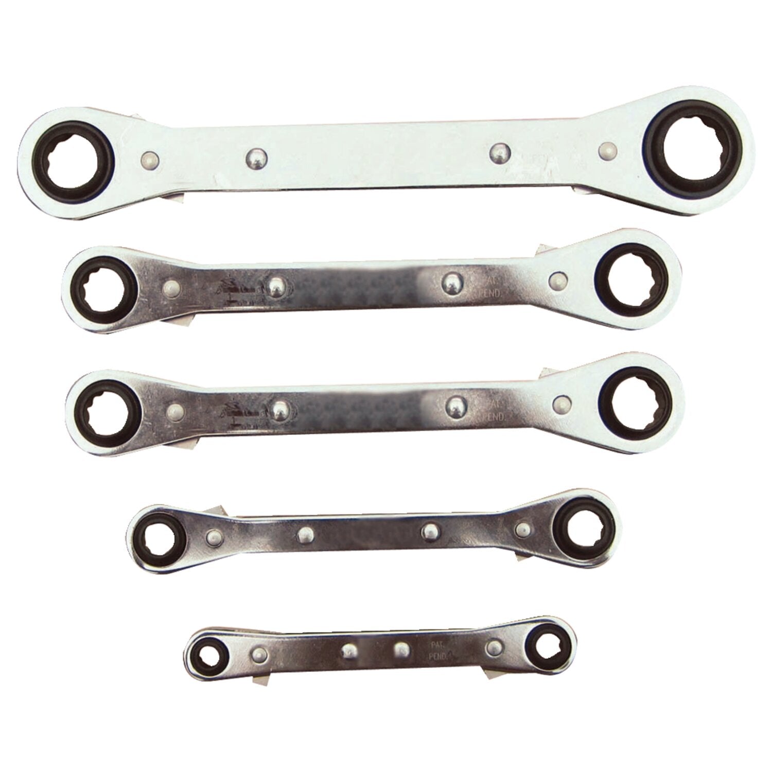 Lang Tools Box end wrench set Latch-on Metric sizes