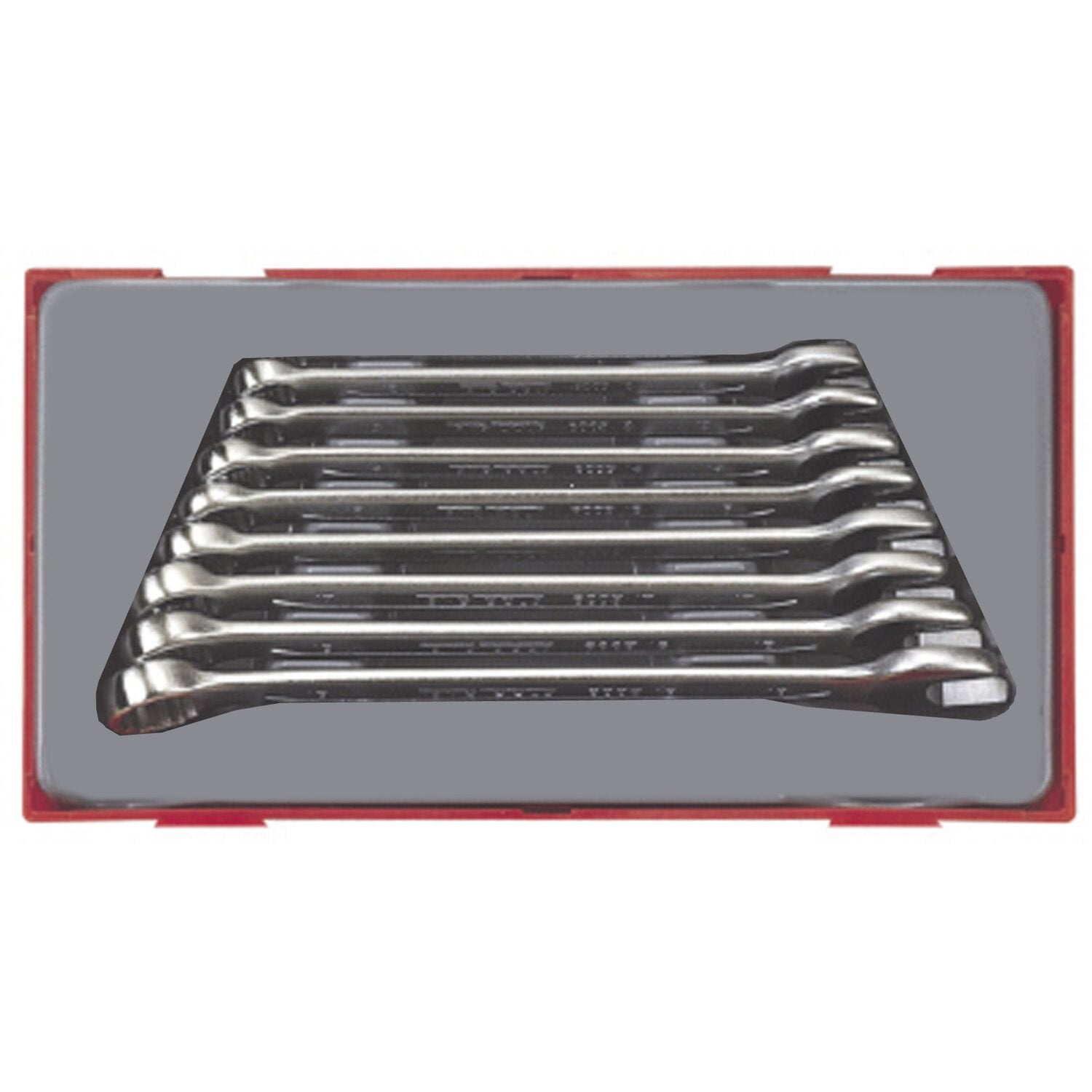 Teng Tools open/box end wrench set - US sizes