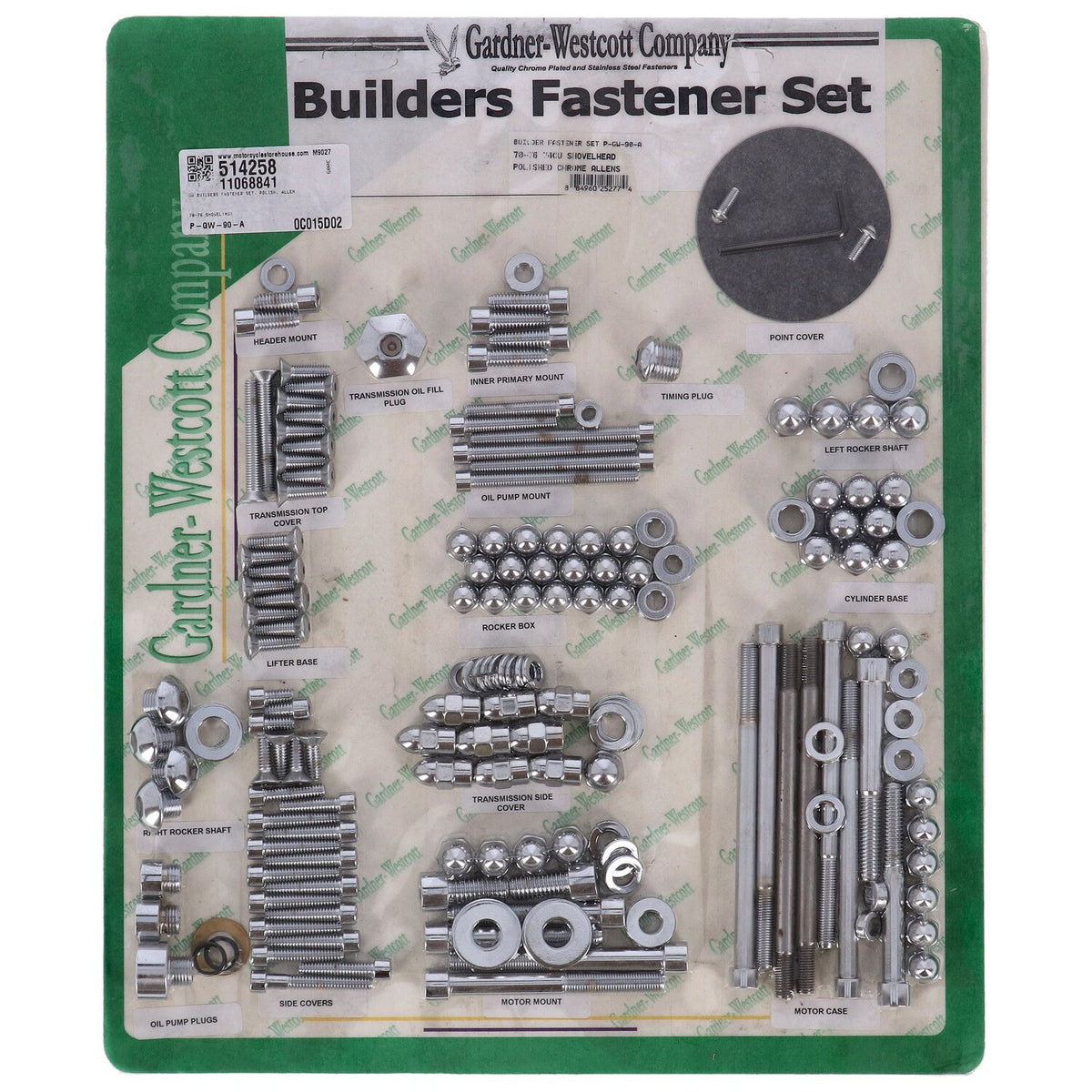 Gardner-Westcott Builders fastener set polish - allen