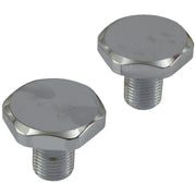 MCS 41mm fork tube cap bolts - Chrome