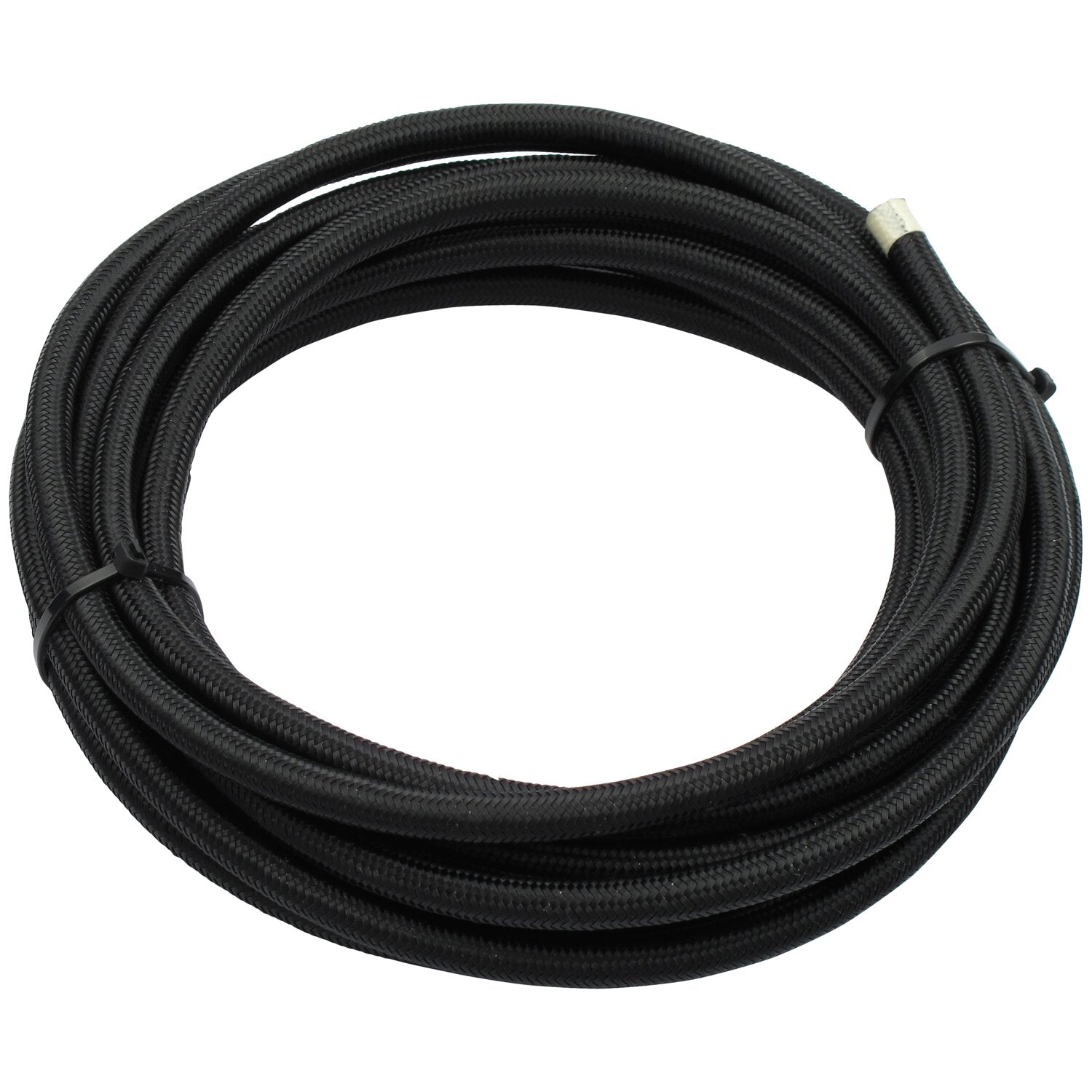 MCS Braided hose 1/4" (6mm) - Black nylon