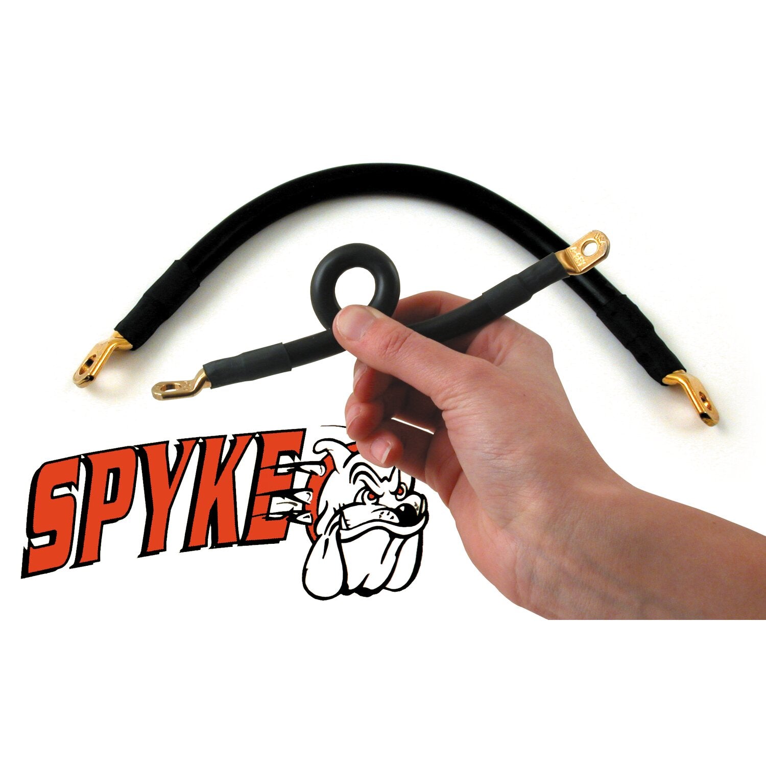 Spyke universal DIY battery cable set - Gold plated eyelets