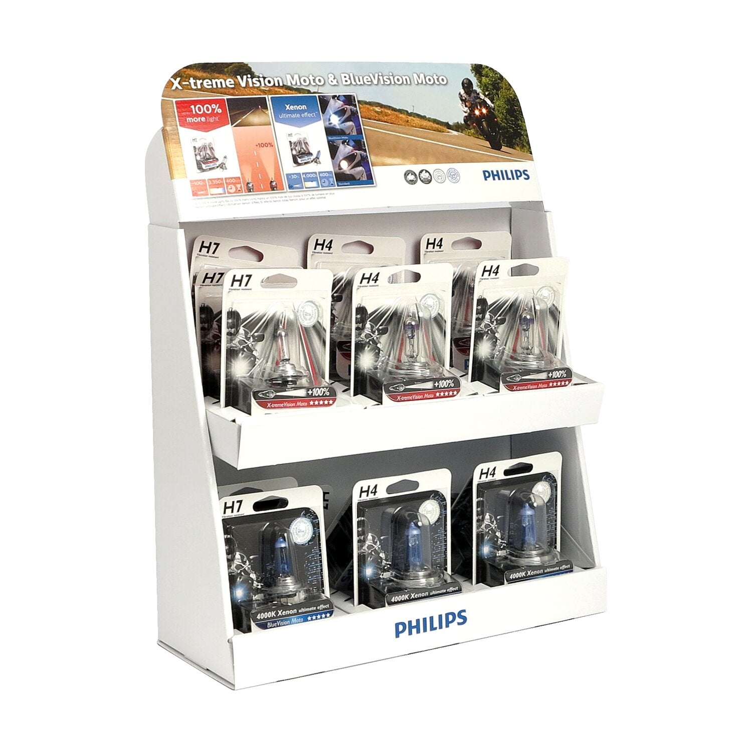 Philips Moto counter display