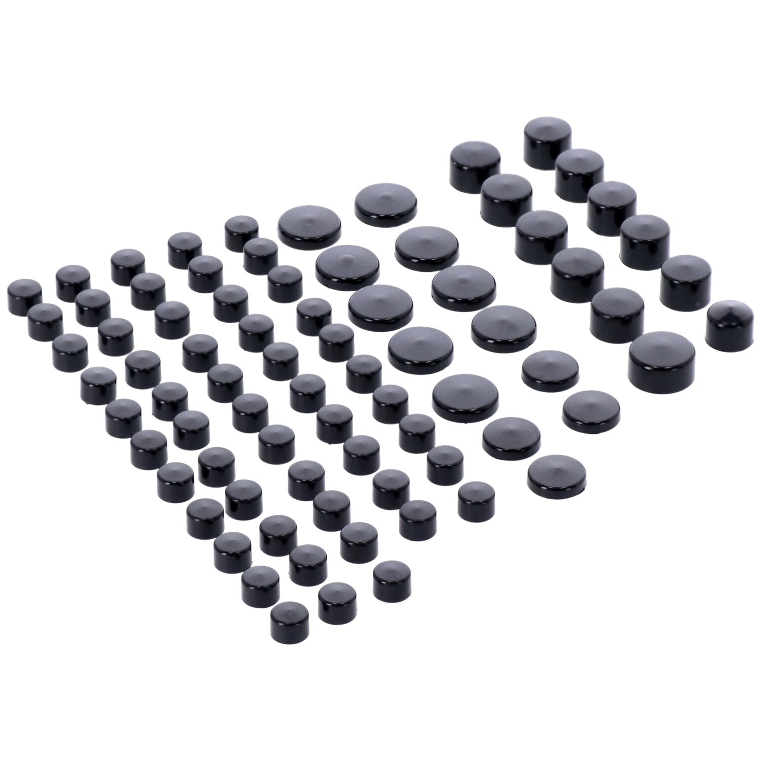 MCS Smoothtopps push-on cover set (77pc) - Black