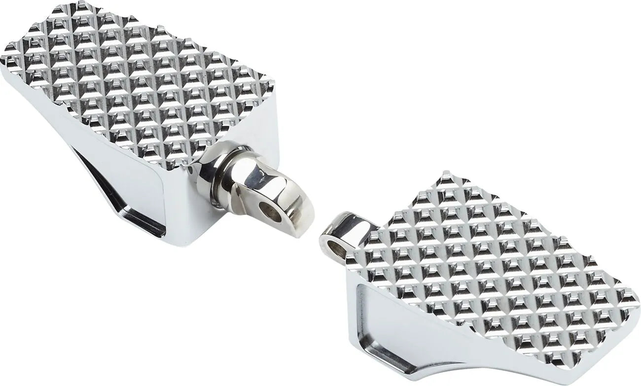 LA Choppers County Line Chrome Front Driver Foot Pegs