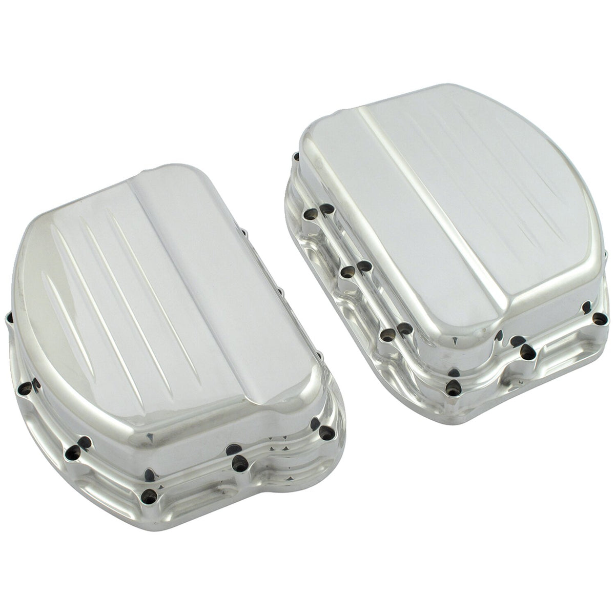 Paughco Rocker covers - custom style aluminum - Polished