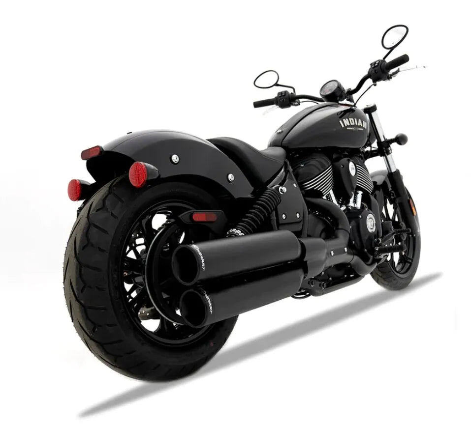 Rinehart Racing 4" Slip-on Mufflers For Indian Chief