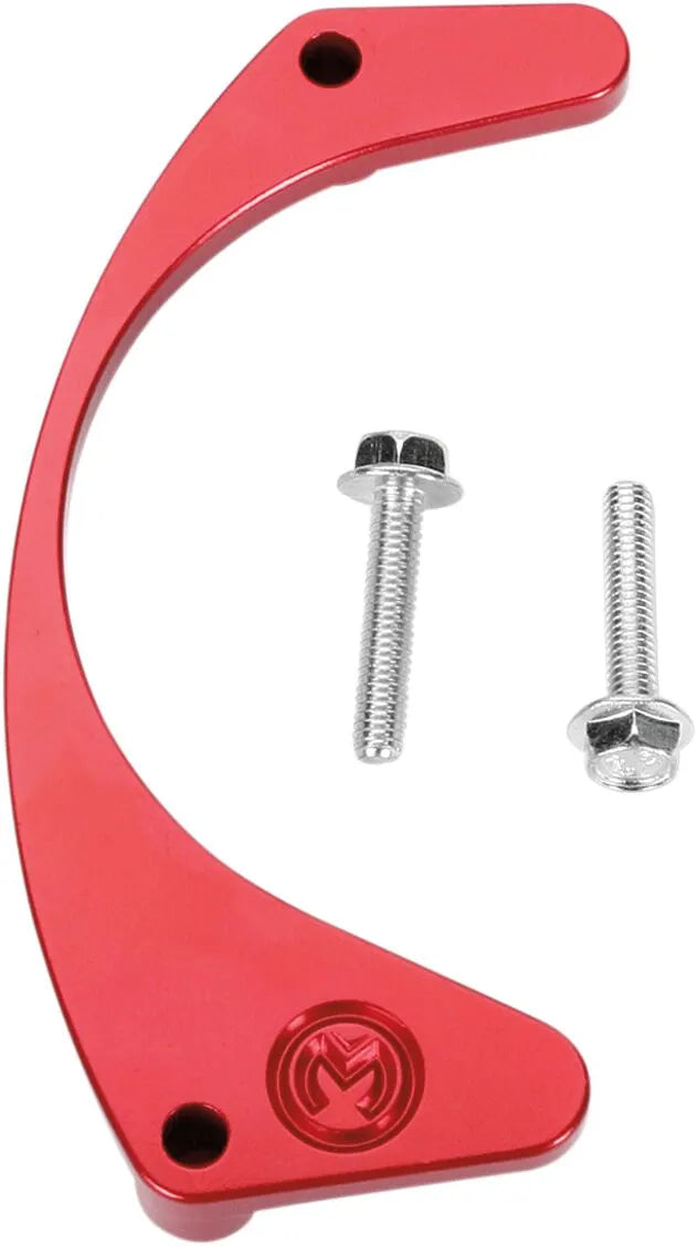 Moose Offroad Engine Case Saver Guard - Red Aluminum