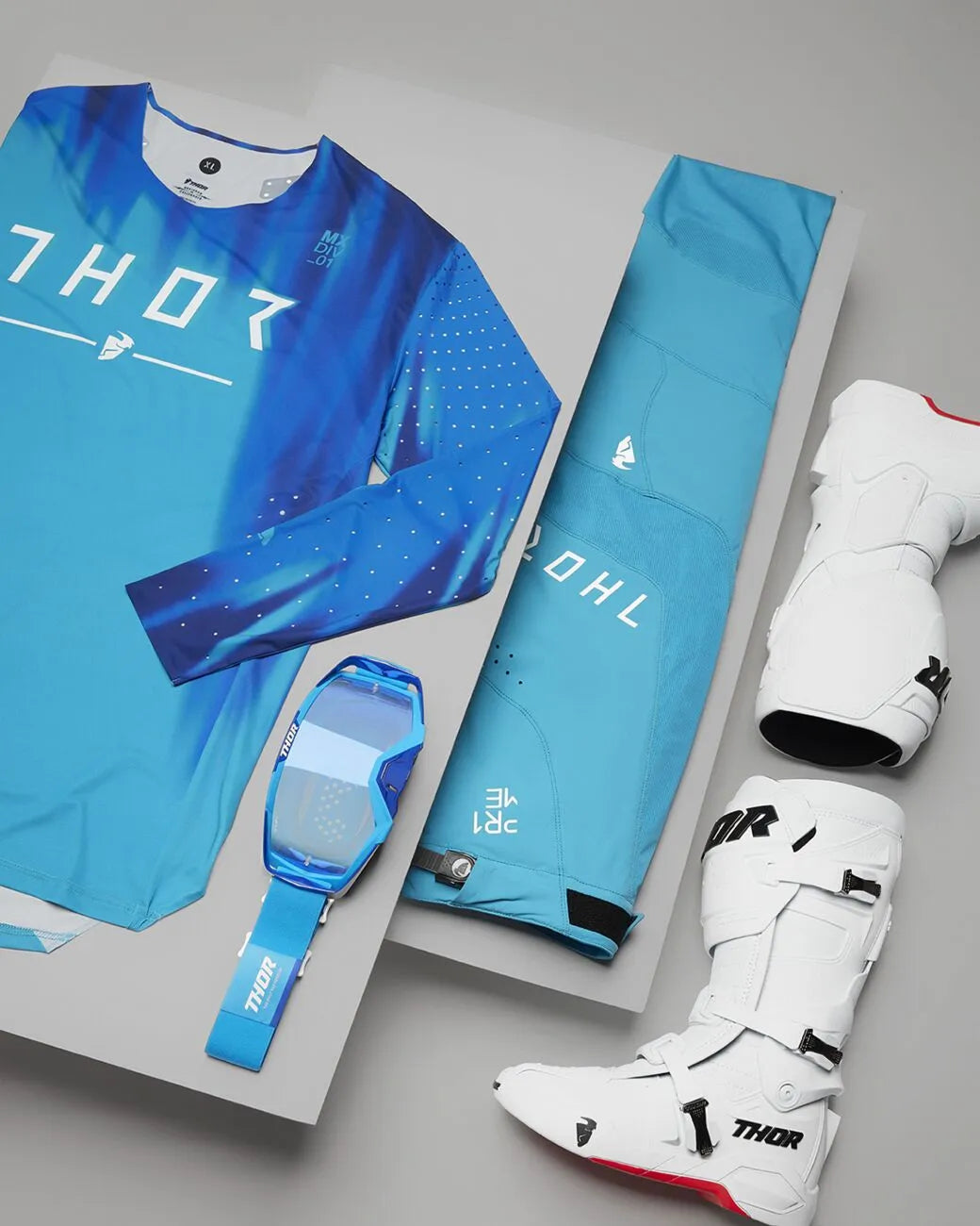 Thor Activate Goggle Blue/White