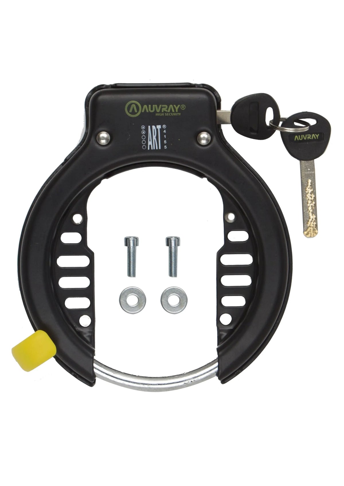 Auvray Mega Lock Horseshoe Frame Lock Black 9mm Shackle 62mm