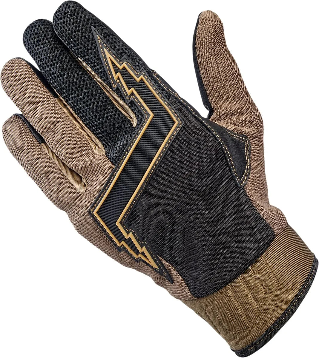 Biltwell Baja Gloves Motocross Inspired - Black/Chocolate