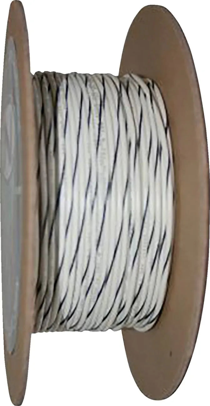 Namz Oem Color Wire Spool - 20 Awg, Black/white
