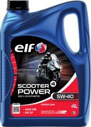 ELF Scooter 4 Power 5W-40 Synthetic Engine Oil 4L