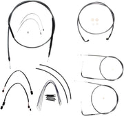 MAGNUM SHIELDING Black Pearl Handlebar Installation Kit for Ape