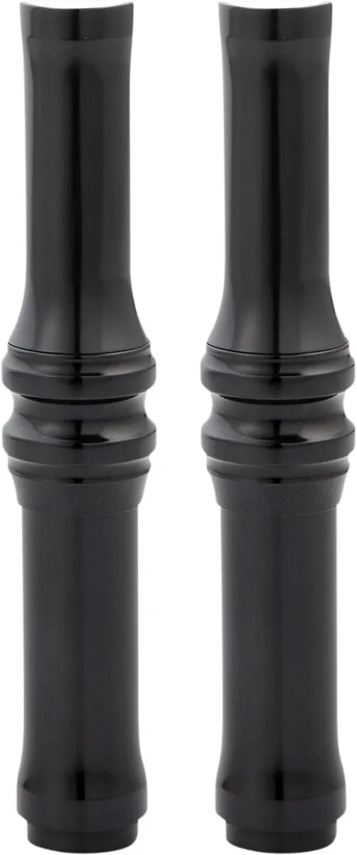 Arlen Ness Pushrod Tube Cover Kit - Black Anodized