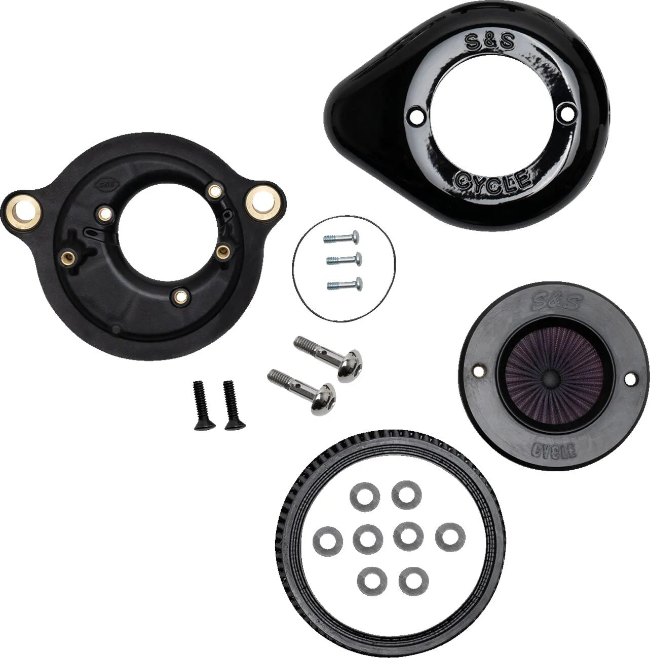 S&s Cycle Air Stinger Stealth Air Cleaner Kit
