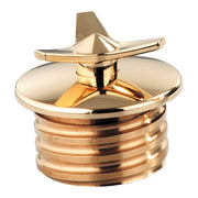 Kustom Tech Spinner gas cap - Vented - Brass