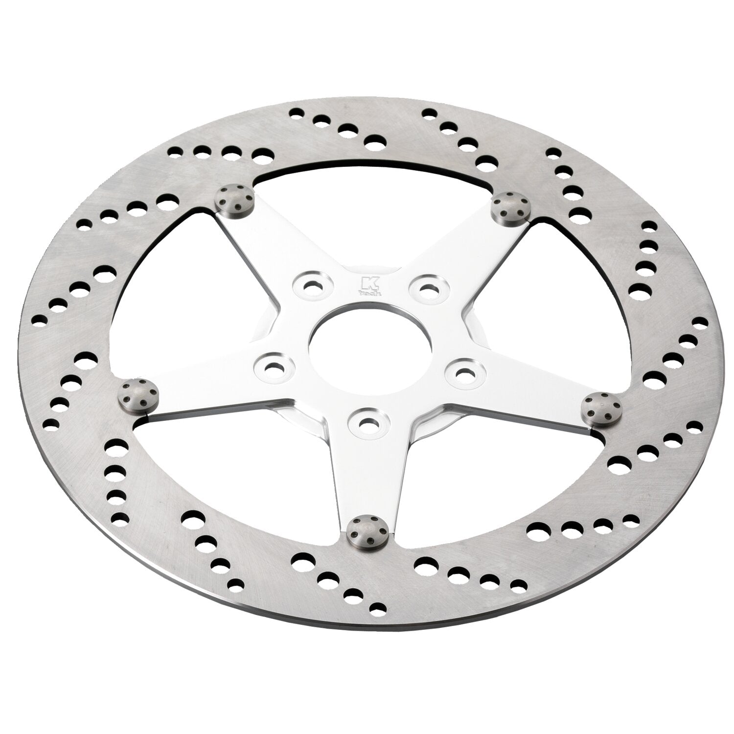 Kustom Tech K-Tech front right brake rotor 11.5" stainless polish center