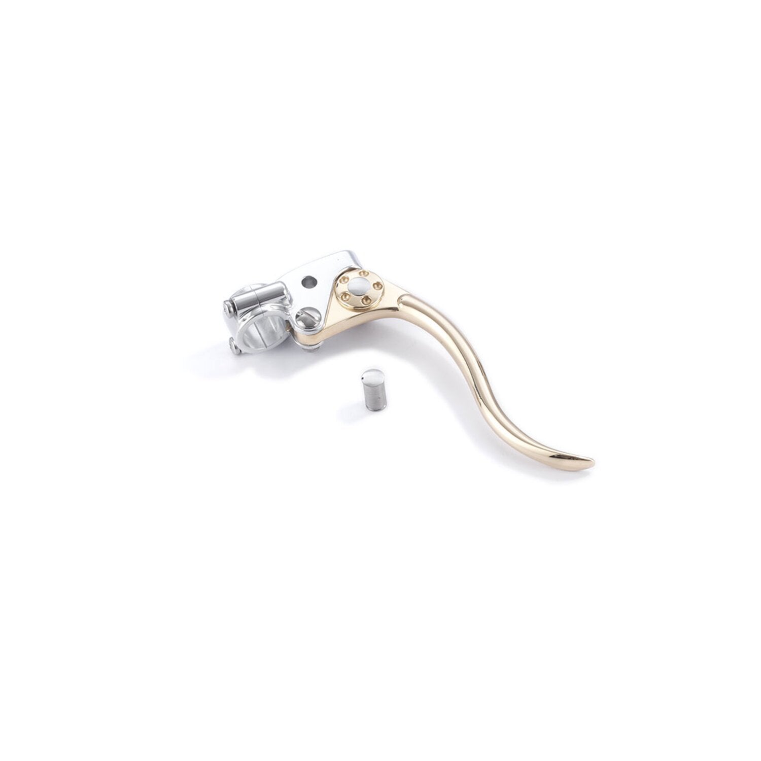 Kustom Tech K-Tech DeLuxe mechanical brake lever assembly - Brass/alu