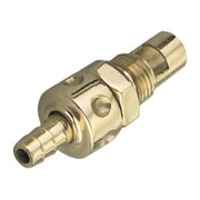 Kustom Tech in-line fuel valve for S&S B carb - Brass