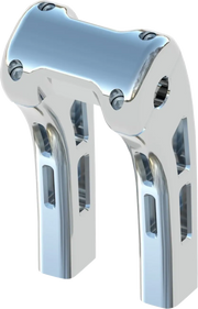 Magnum Shielding Ghost Risers - Chrome, 8"