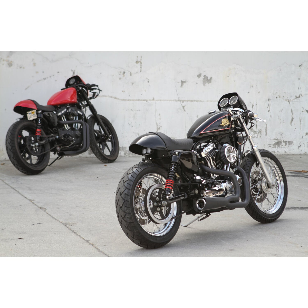 Burly Sportster cafe tail section - Paintable cowl