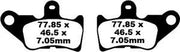 Ebc Sfa Series Organic Brake Pads For Scooters