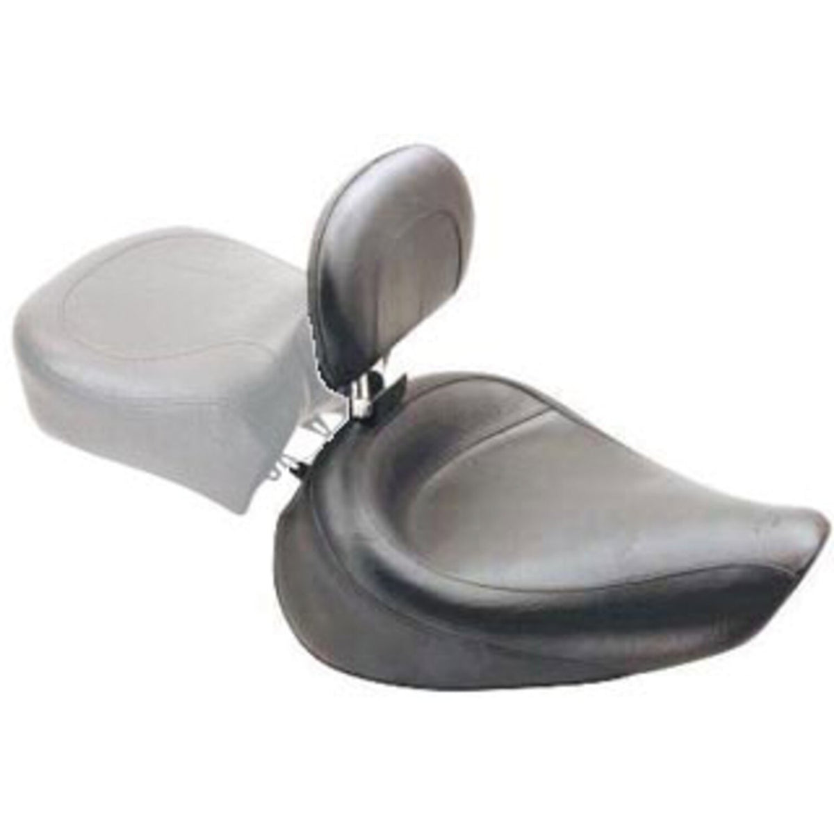 Mustang Wide Touring solo seat - With rider backrest