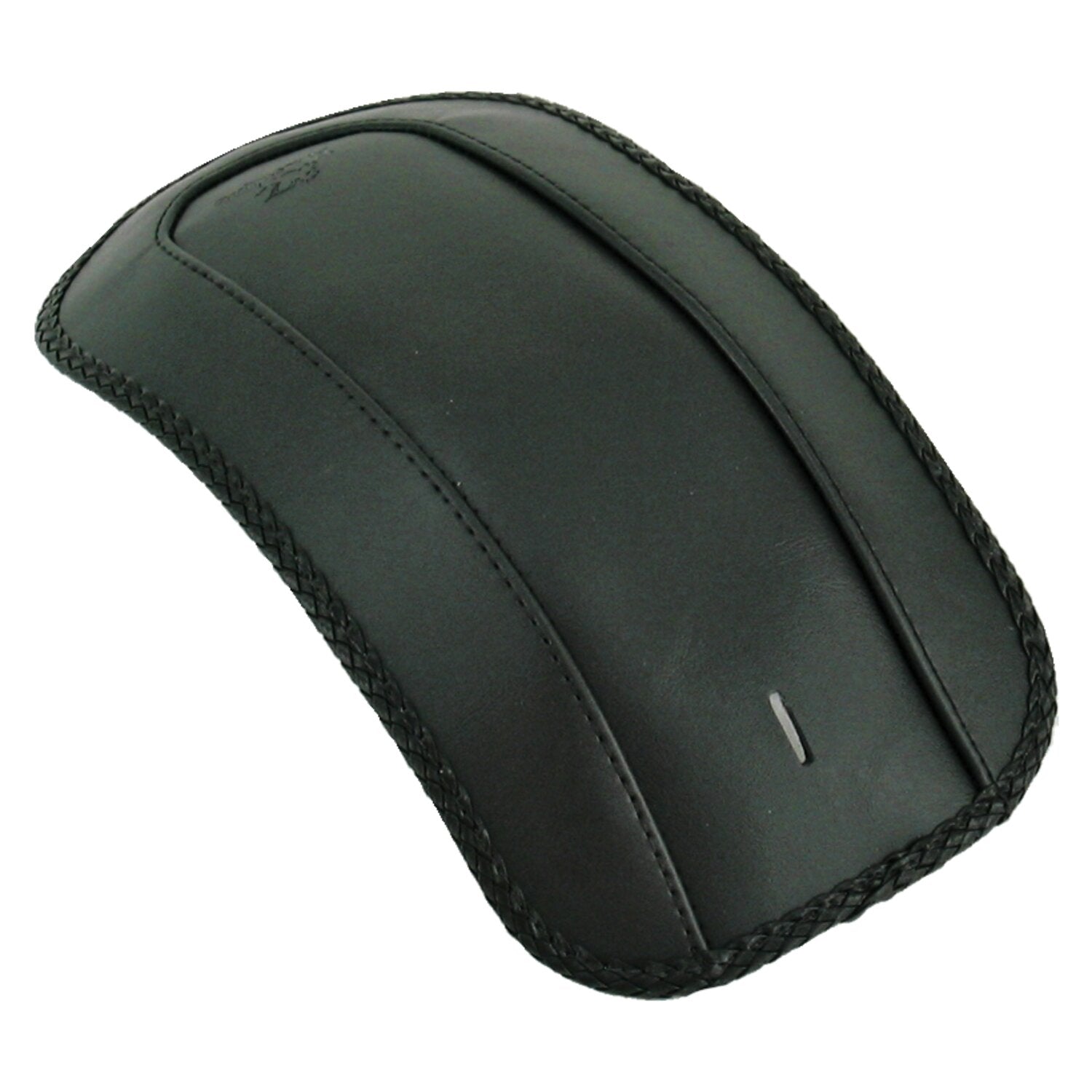 Mustang rear fender bib - Plain with braided edges