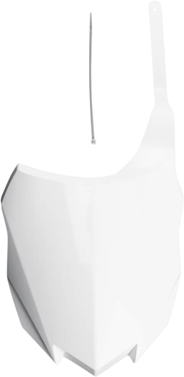 Ufo Front Number Plate White