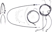 Magnum Shielding KARBONFIBR 18"-20" Ape Hanger Handlebar Kit