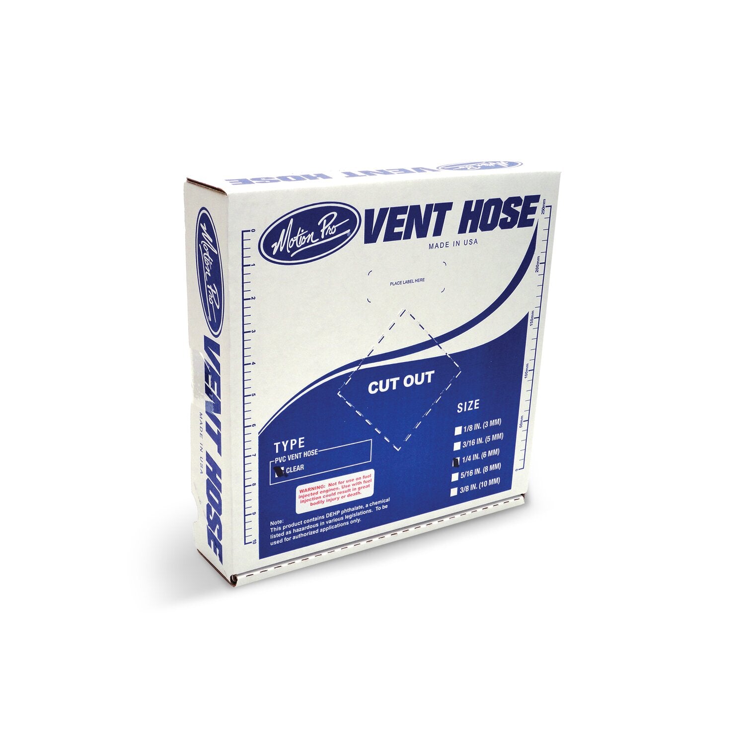 Motion Pro PVC fuel hose - Clear - 1/4"