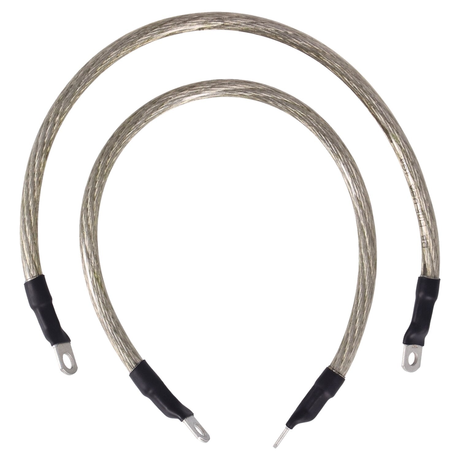 NAMZ battery cable set - Clear - 17 inch (43cm)