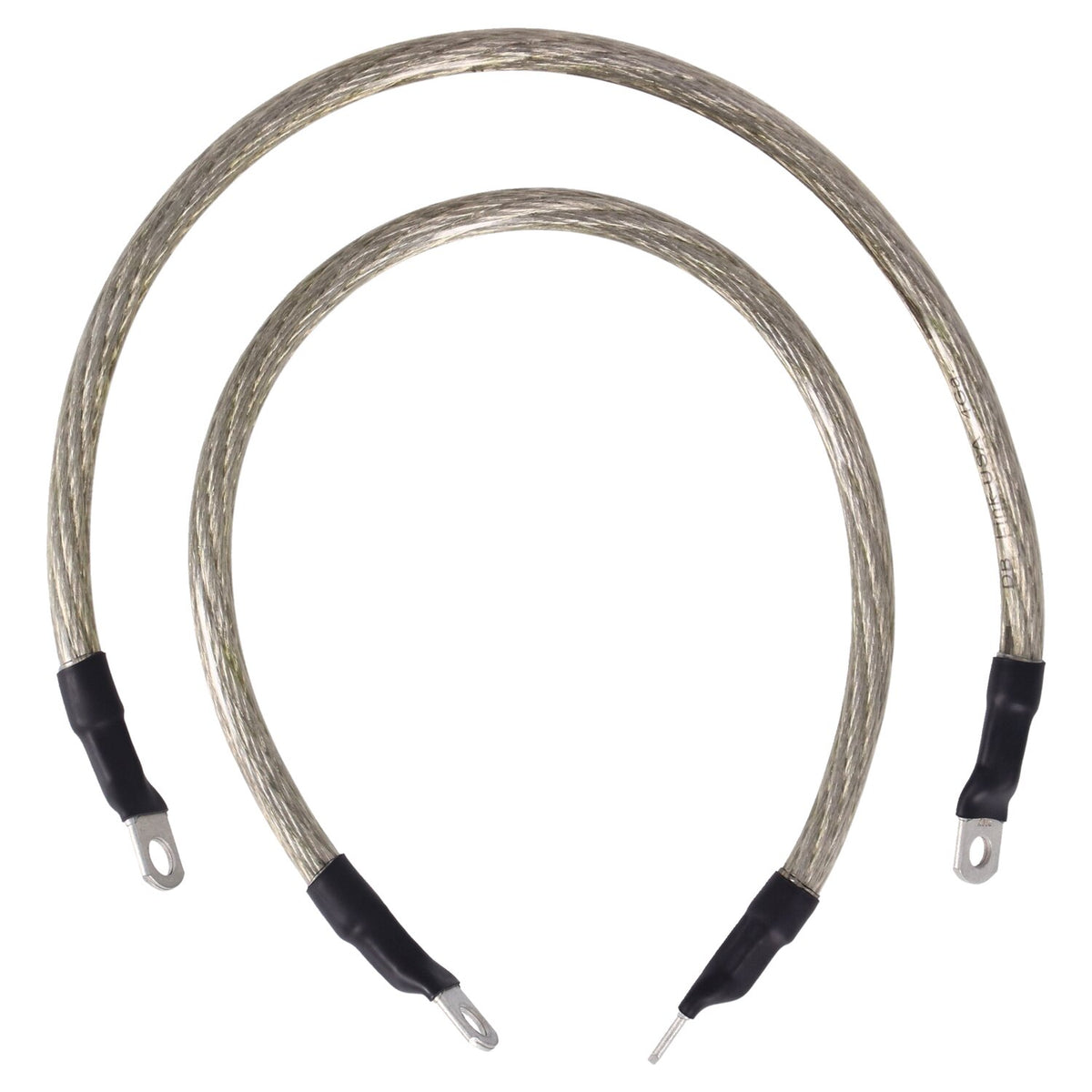 NAMZ battery cable set - Clear - 17 inch (43cm)