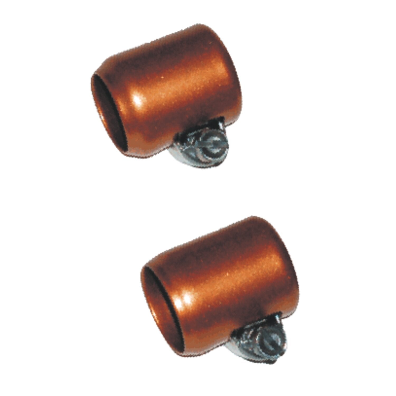 NAMZ oil line hose clamps - 3/8" ID - Copper