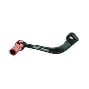 Scar Gear Shift Lever - Forged Aluminum, Black/red