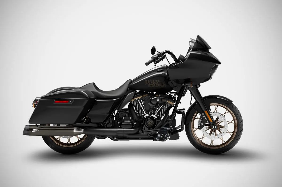 Zard 4.5" Slash-cut Slip-ons Muffler For Hd-touring E5 - ECE Street Legal Approved
