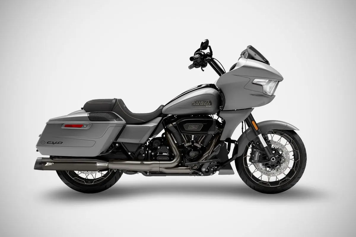 Zard 4.5" Slash-cut Slip-ons Muffler For Hd-touring E5 - ECE Street Legal Approved