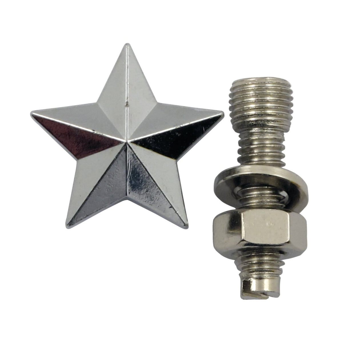 Trik Topz license plate mounts Star silver