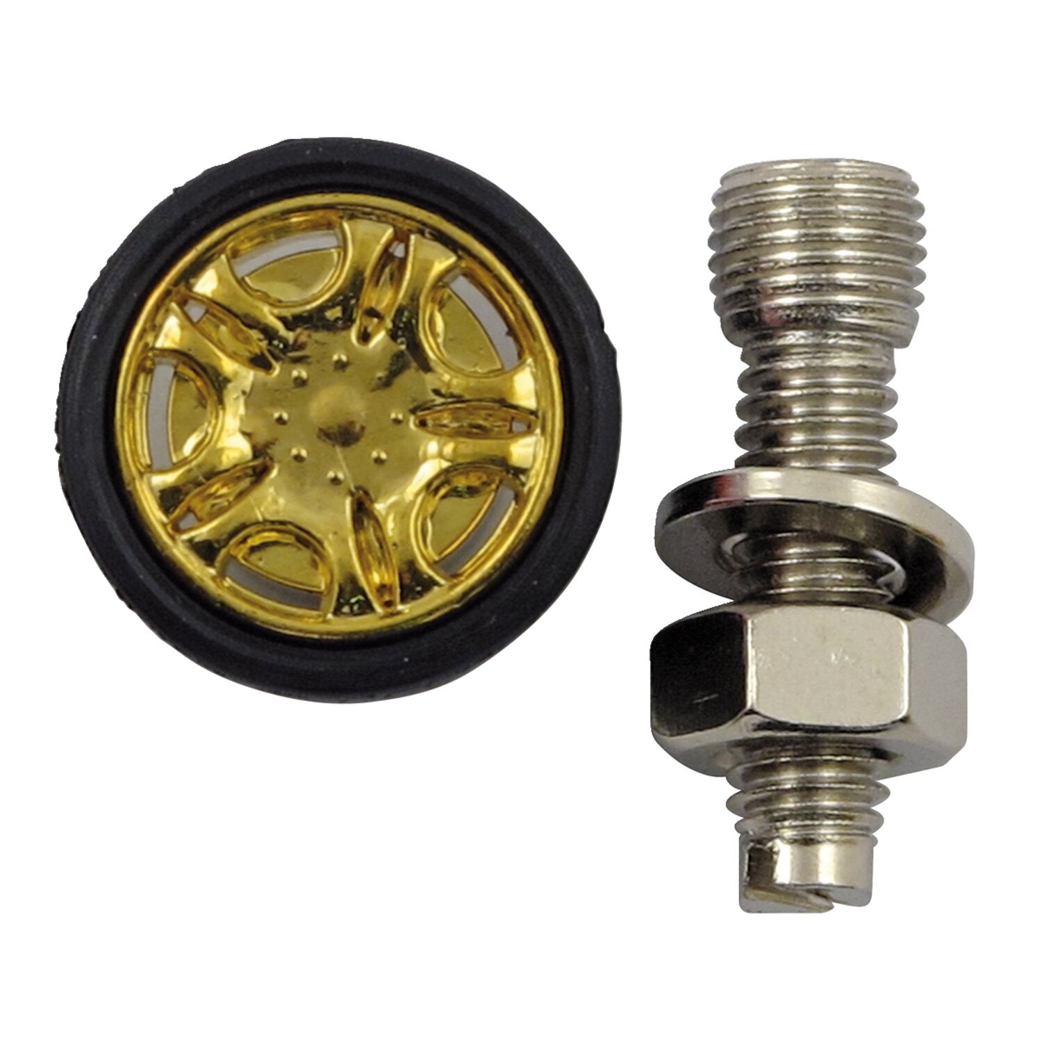 Trik Topz license plate mounts Micro Dub gold