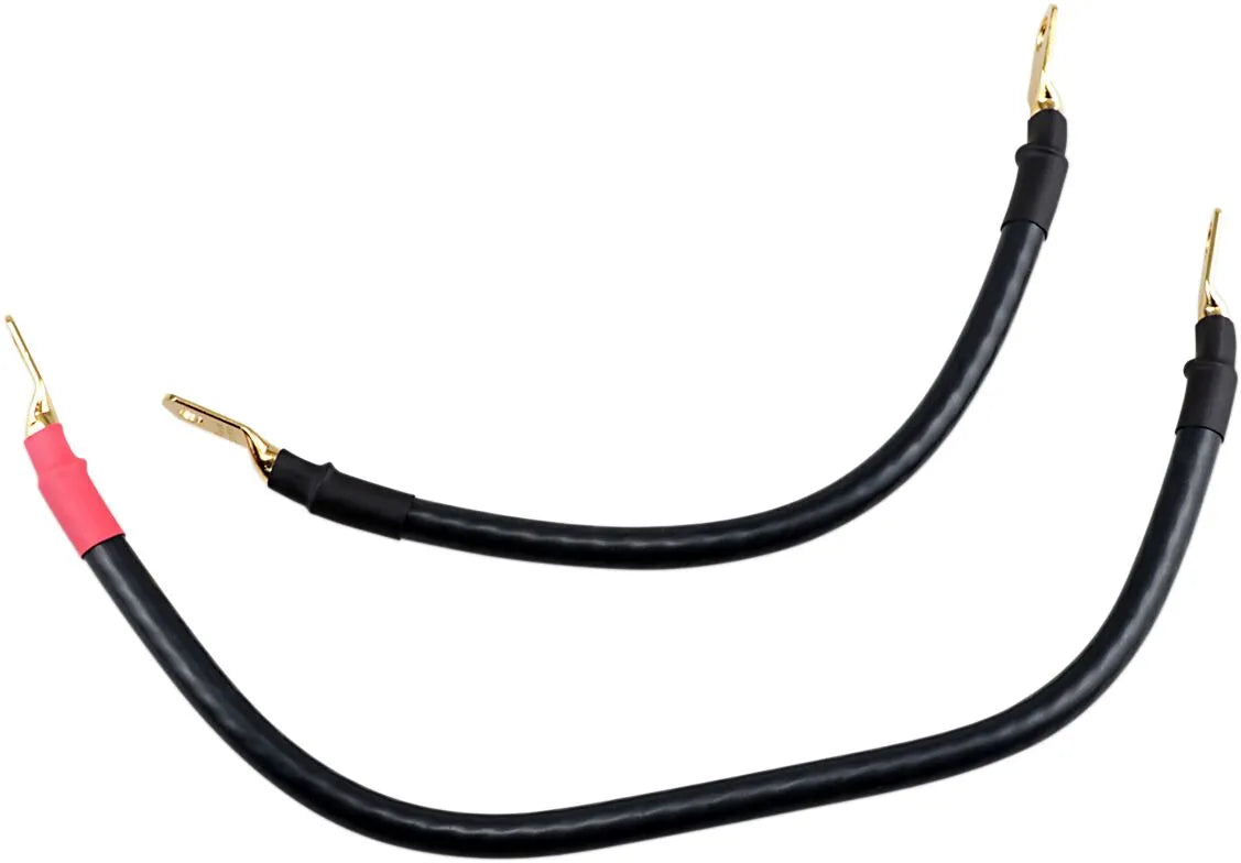 Terry Components Black Battery Cable Kit for Harley Davidson XL