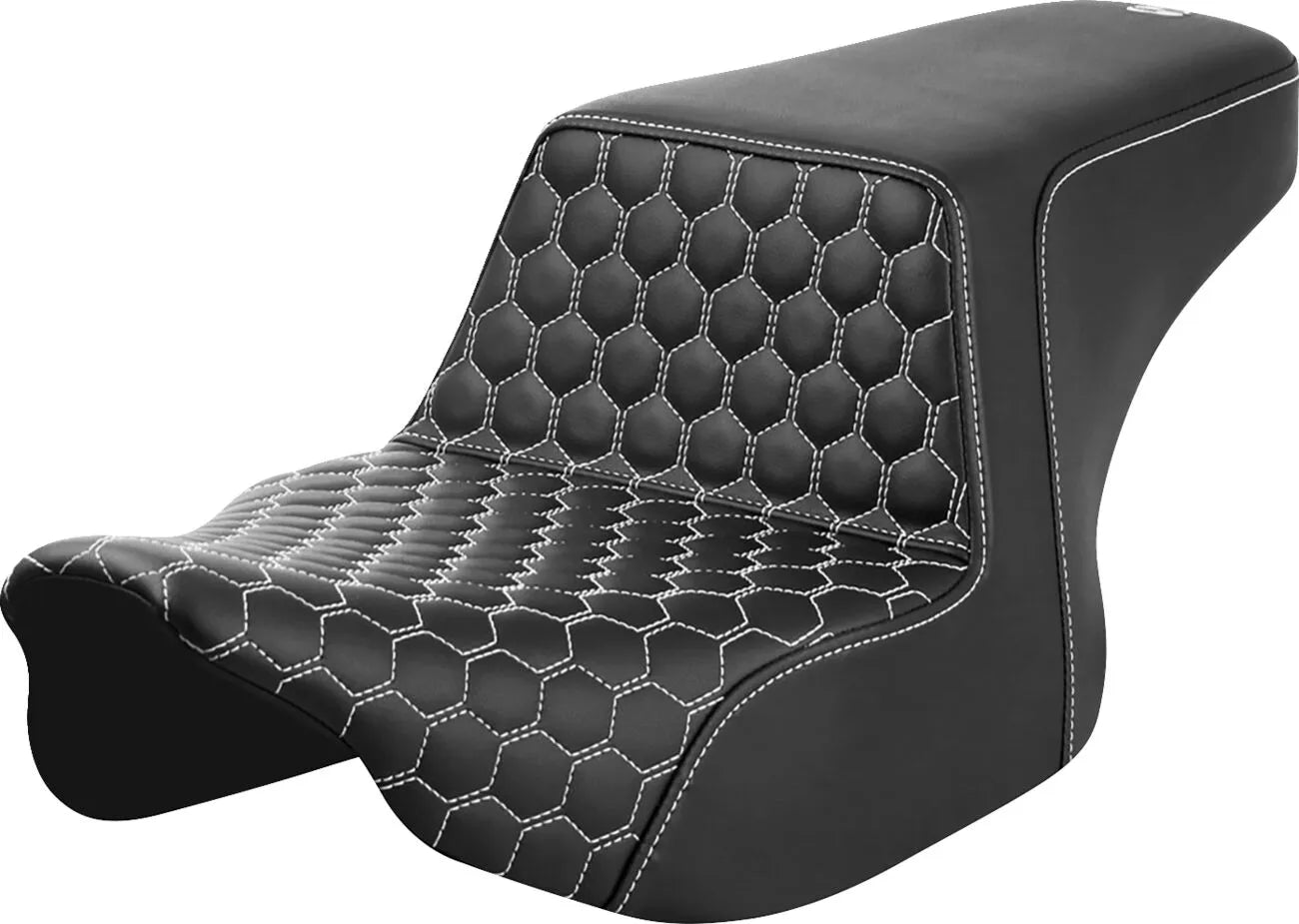 Saddlemen Honeycomb Step-up Seat - For Harley Davidson