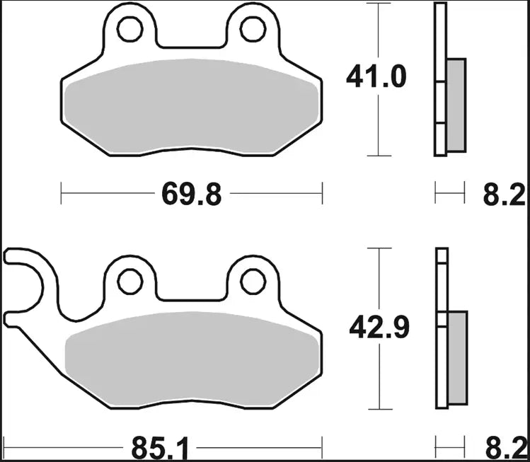Brembo Prime Line Brake Pad Genuine Carbon Ceramic