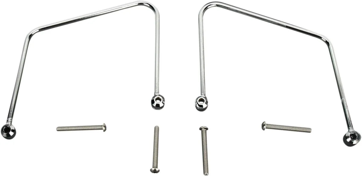 Cobra Saddlebag Supports For Suzuki - Chrome Steel