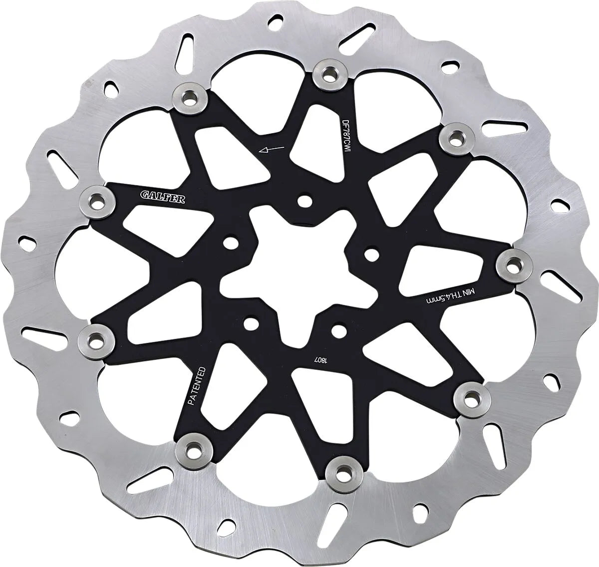 Galfer Brake Rotor For Motorcycle - High Carbon Stainless Steel