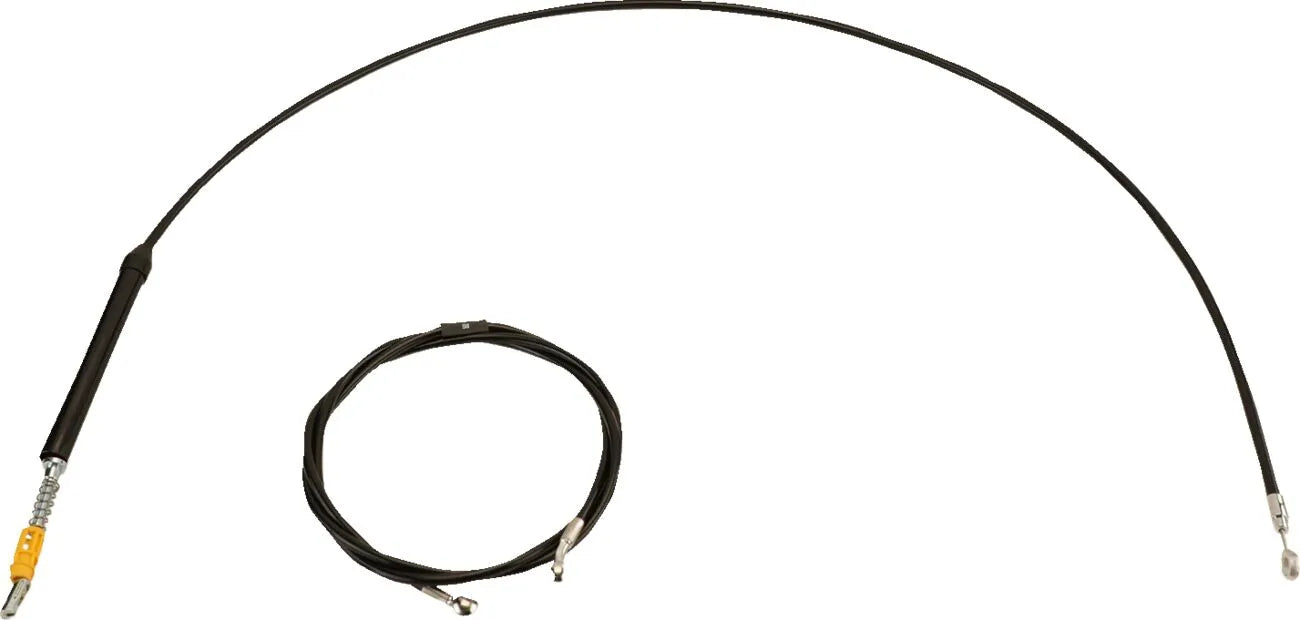 La Choppers Standard Black Vinyl Cable Kit for Ape Hangers