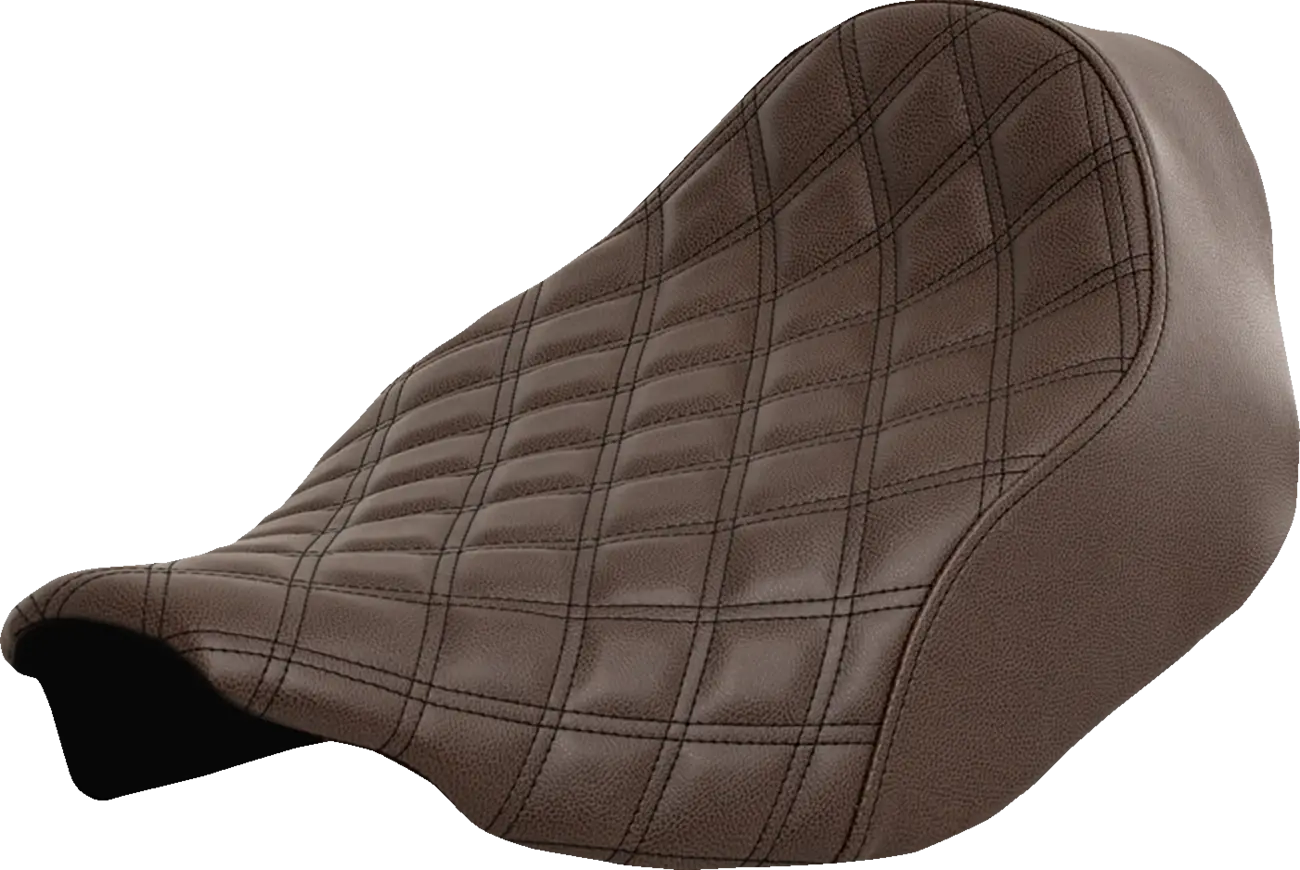 Saddlemen Renegade Solo Seat - Brown - For Harley Davidson