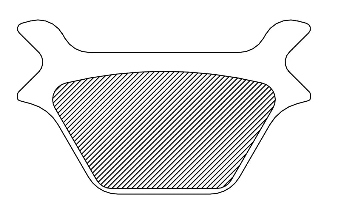 Drag Specialties Sintered Metal Brake Pads For Harley-davidson - Rear