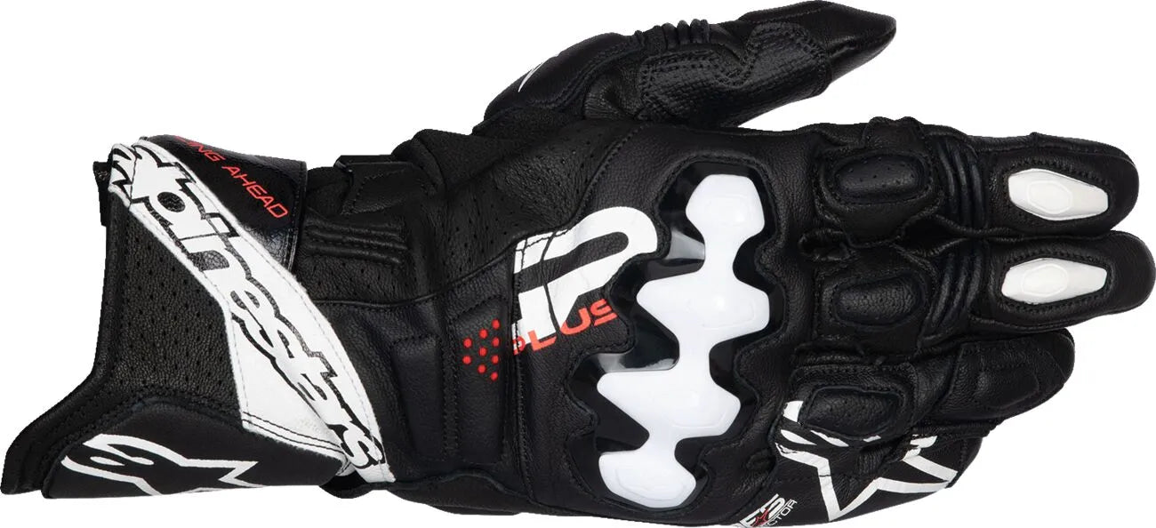 Alpinestars Gp Plus R V3 Leather Gloves - Black/White